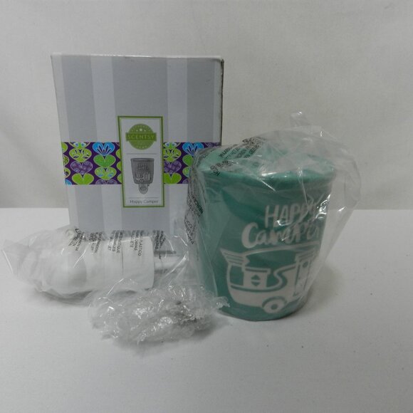 Scentsy Happy Camper Mini Warmer Home Fragrance mini night light NIB NEW - Picture 1 of 6